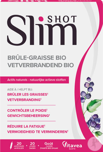 Vitavea Slimshot Brûle-Graisse Bio 20 Ampoules
