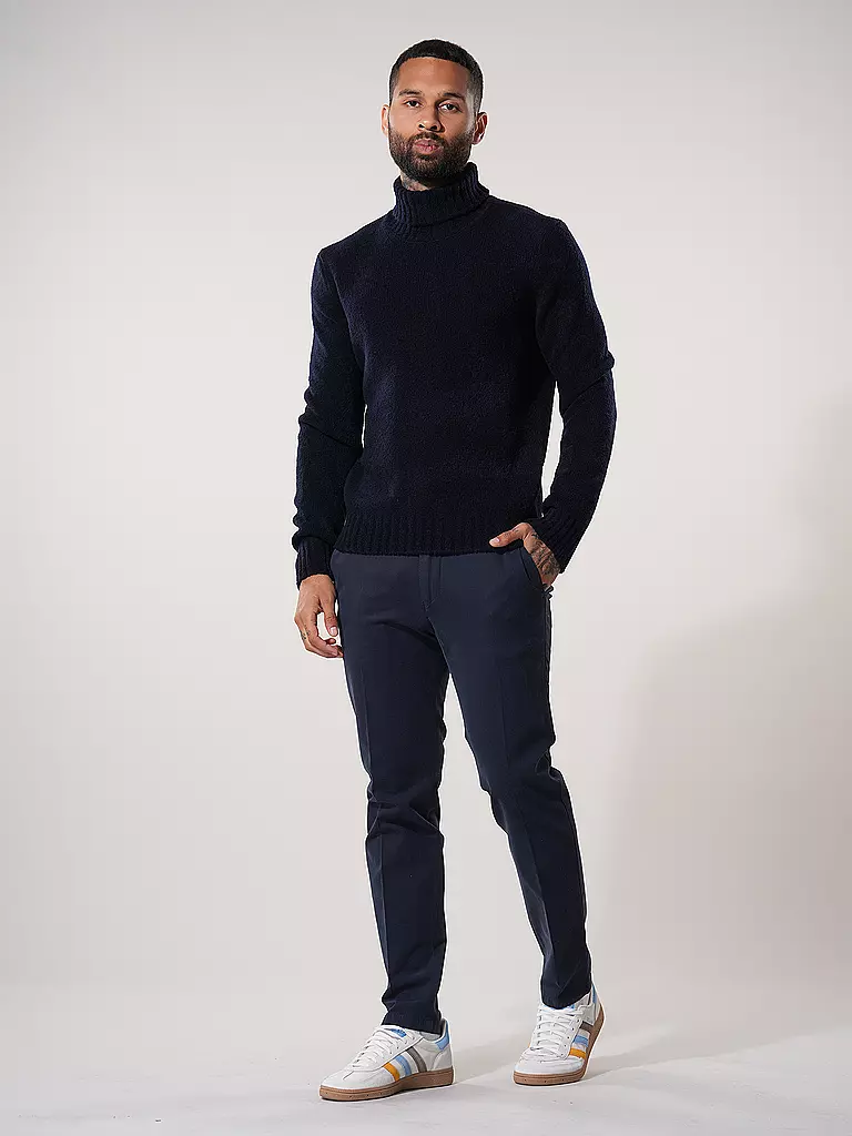 GRAN SASSO Rollkragenpullover dunkelblau