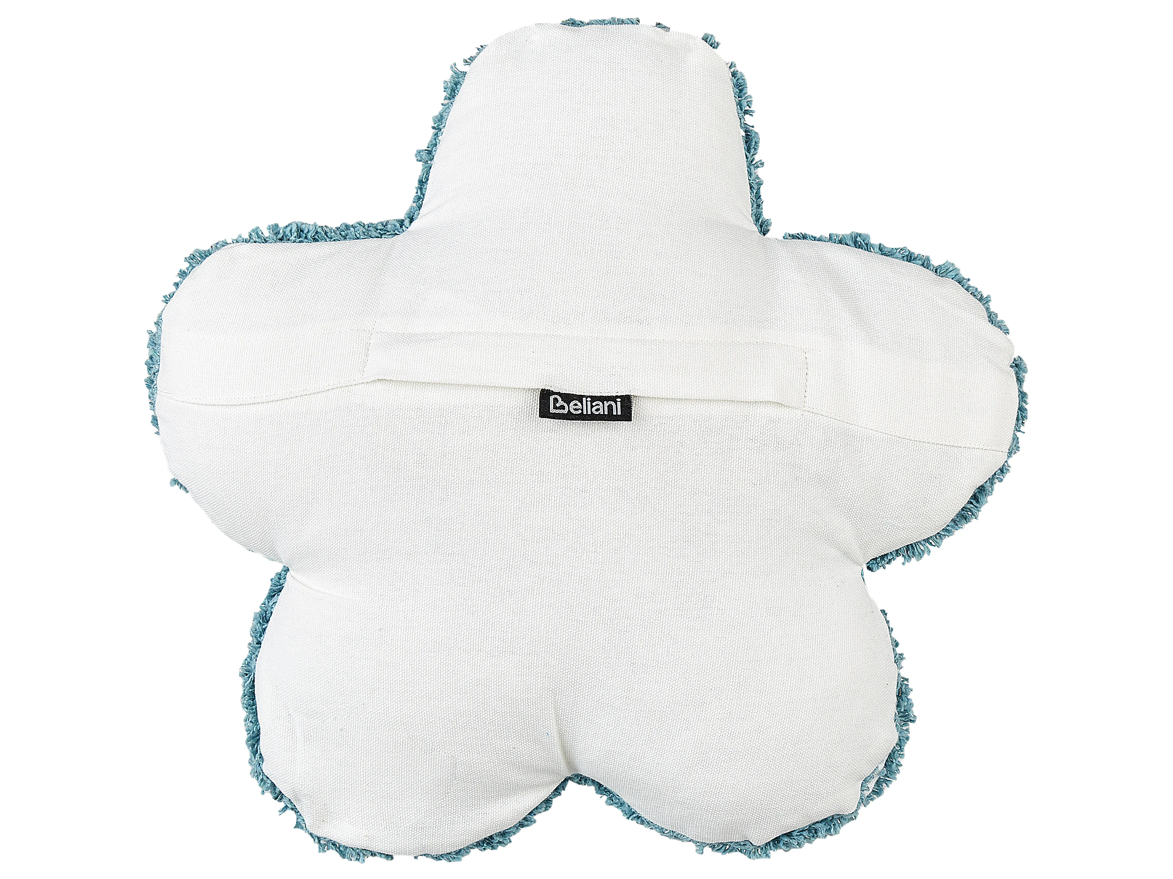 Set van 2 sierkussens SORREL Katoen 30 x 30 cm Blauw Bloem