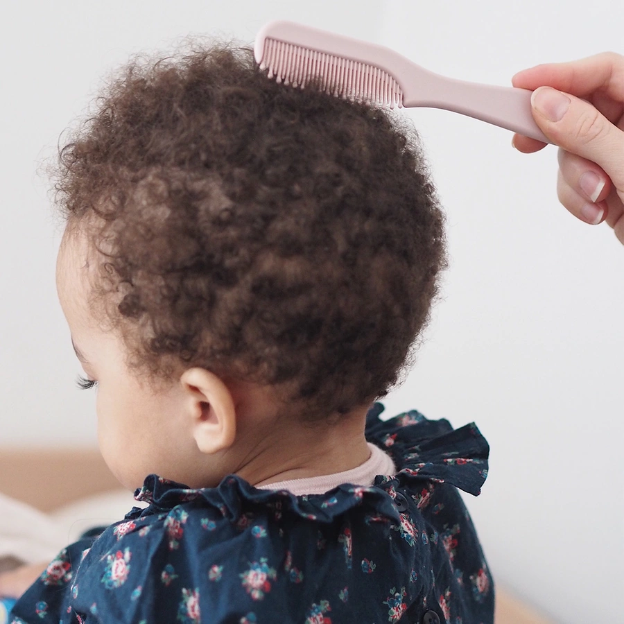 BEABA® Baby-Haarbürste und Kamm Altrosa