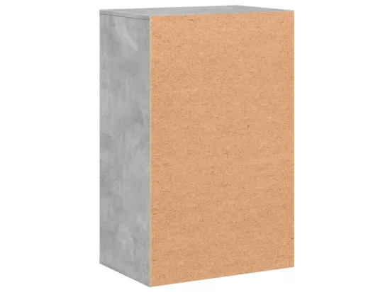 Armoire de rangement gris béton 56,5x39x90 cm bois d'ingénierie