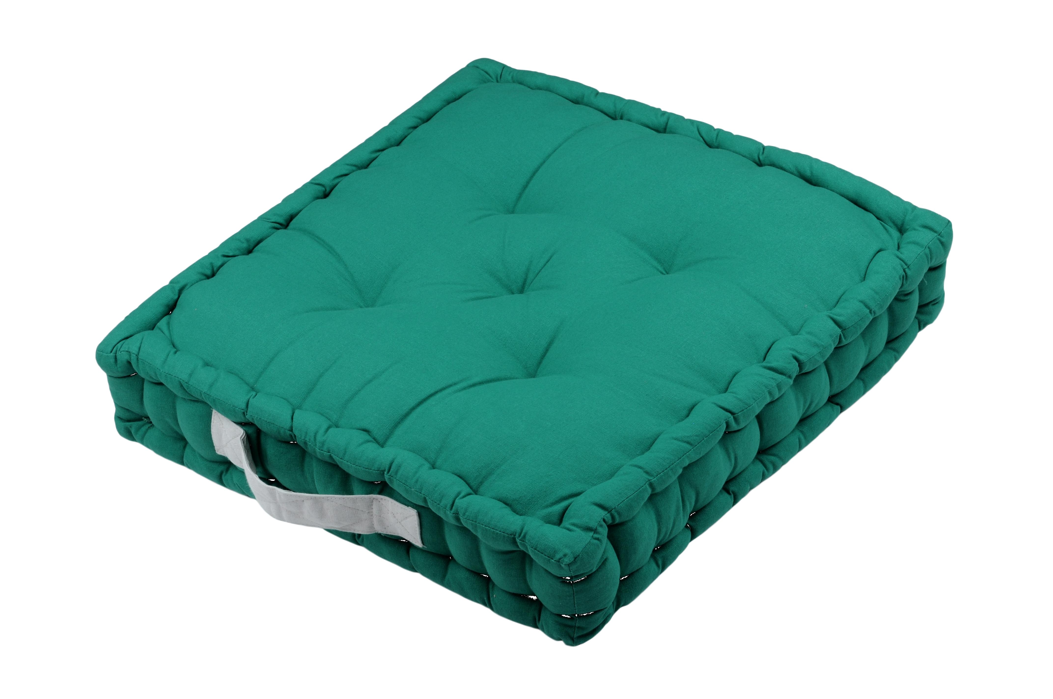DUO COUSSIN 45X45X10 EMERAUDE PERLE