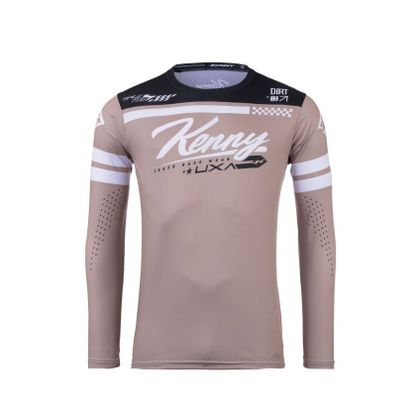 Maillot cross Kenny TRACK - DIRT 2025 - Beige / Noir