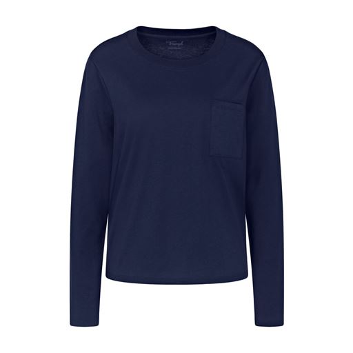 Triumph Mix & Match Langærmet Top, New Navy, 42