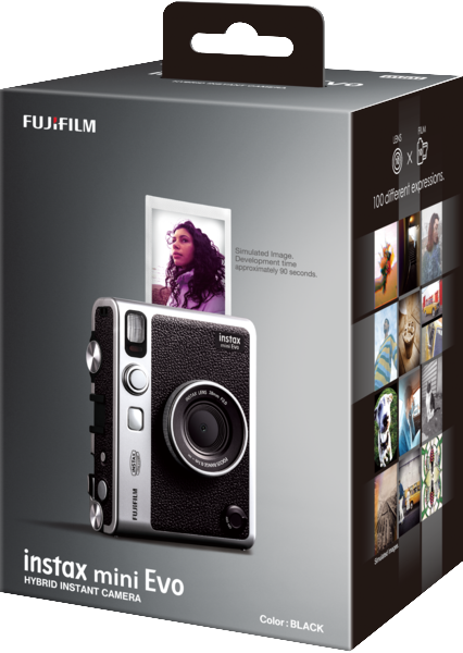 Fuji - Instax Mini Evo Hybrid Camera BUNDLE med film og etui