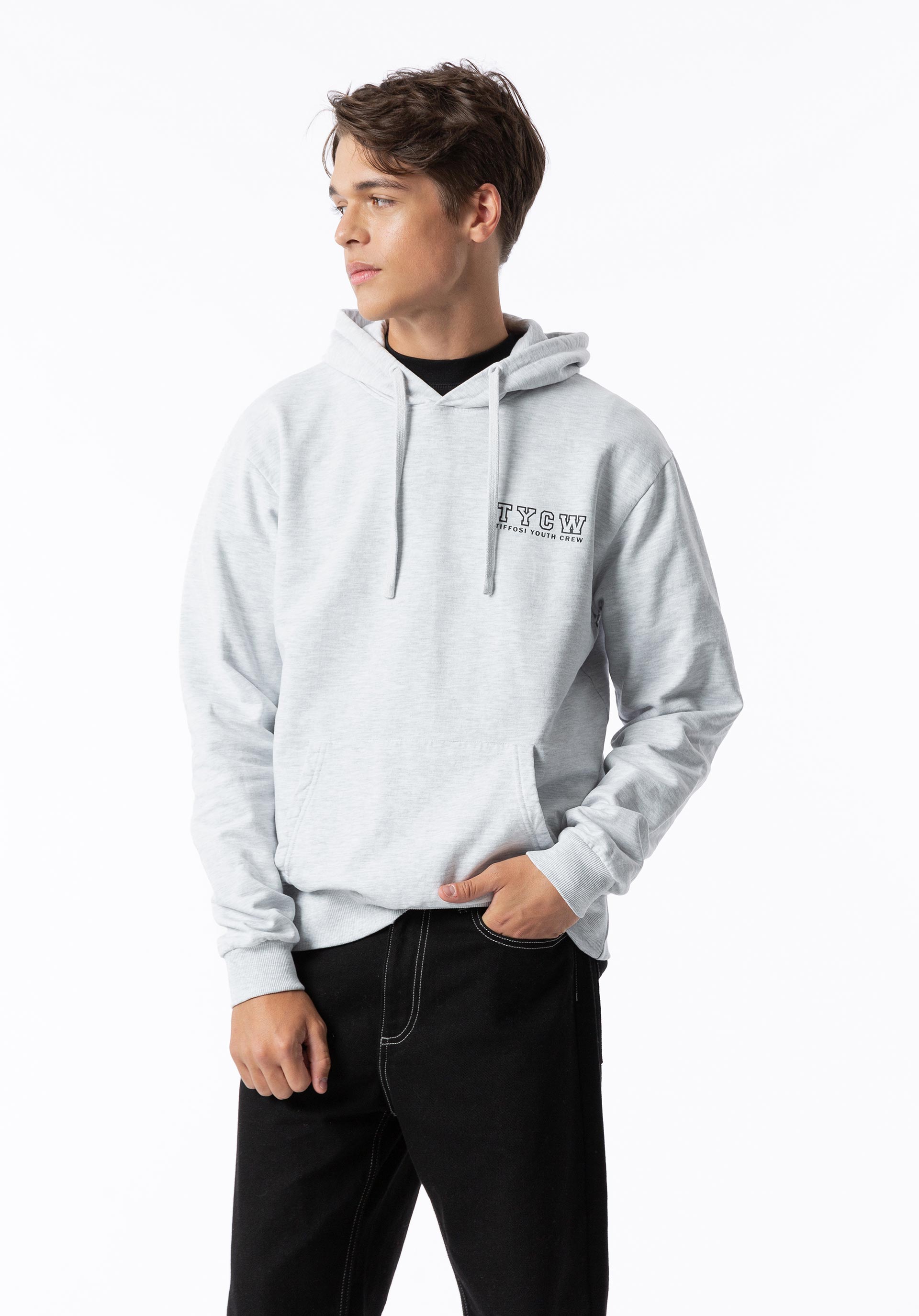 Hoodie com Estampado nas Costas