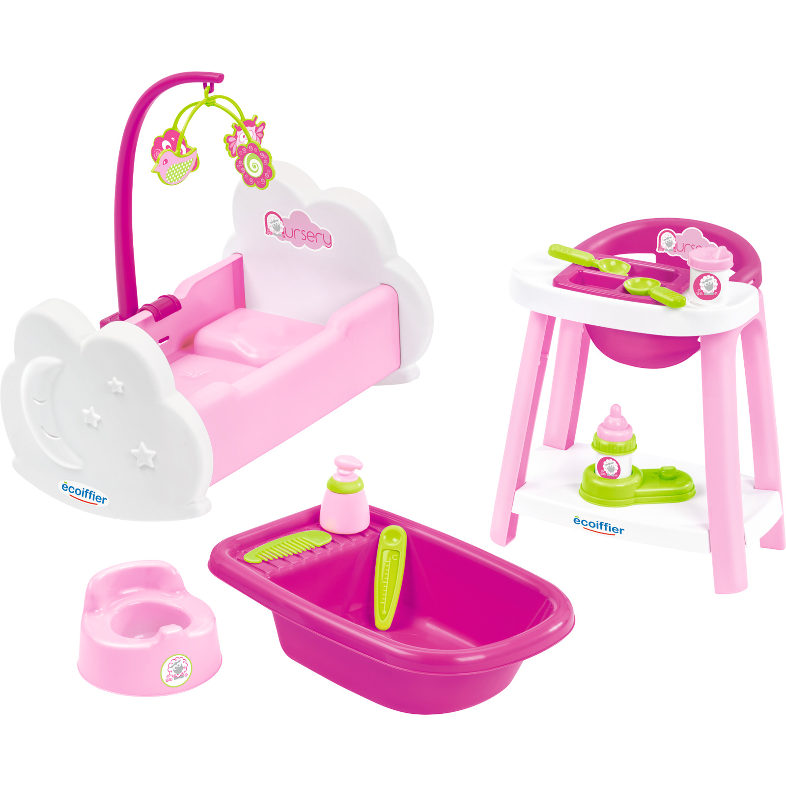 Écoiffier Babypflege-Set 3in1