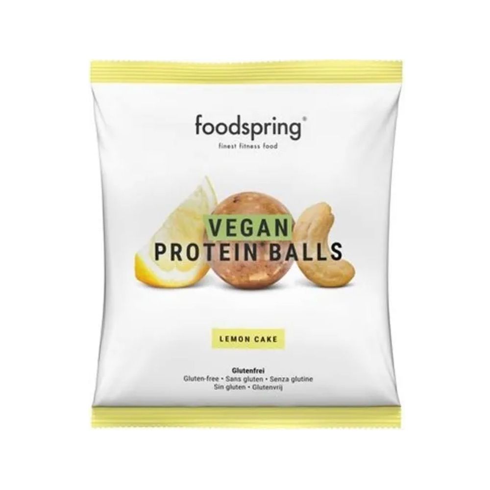foodspring® Vegan Proteinballs Lemon Cake