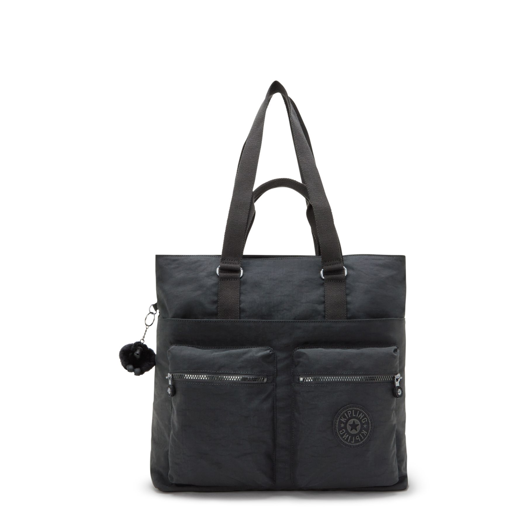 INDIA Grand fourre-tout avec compartiment pour ordinateur portable - Black Noir