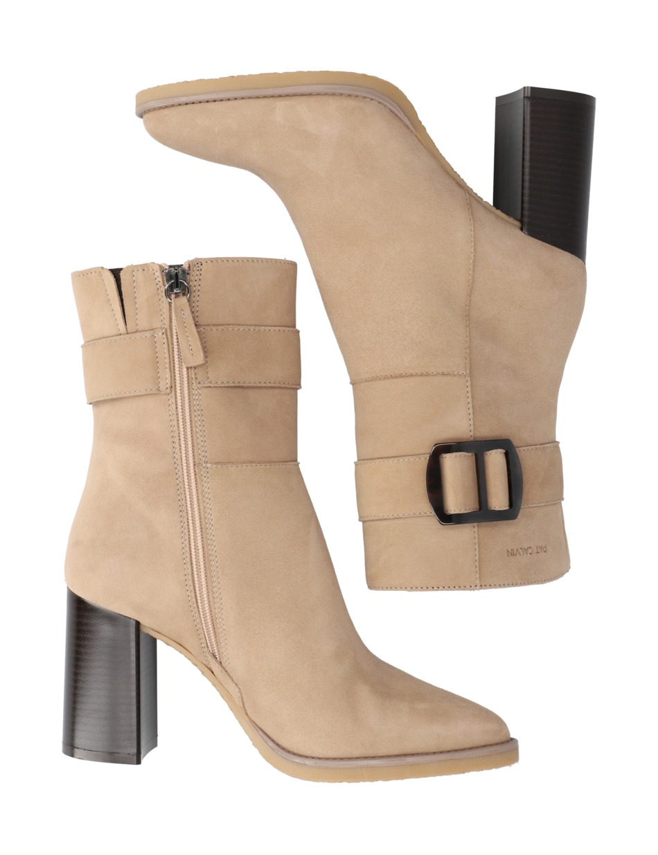 Veloursleder Stiefelette