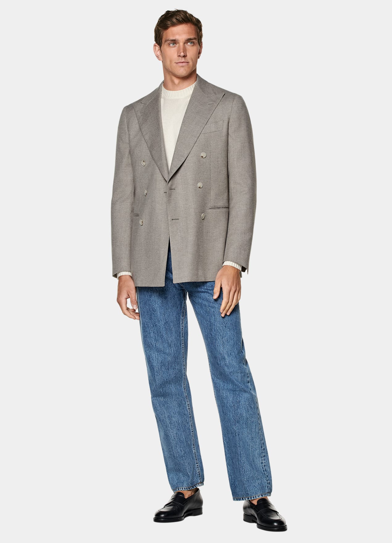 Blazer Havana coupe Tailored vert clair
