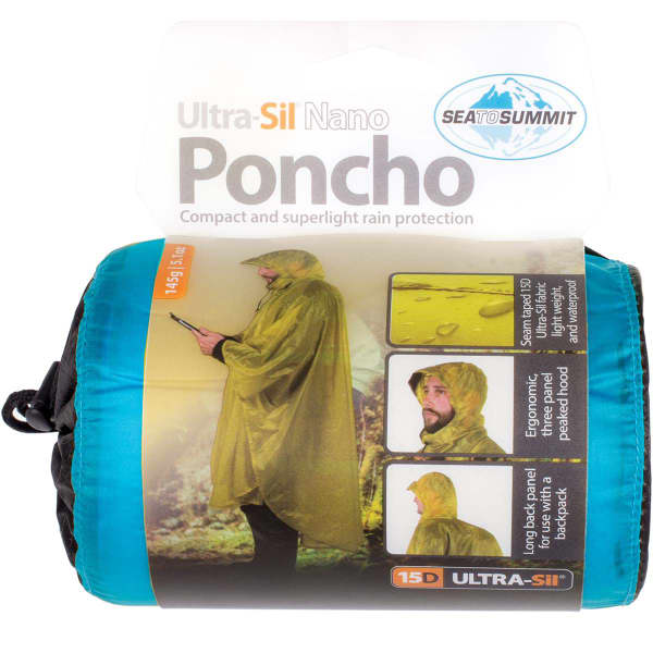 Poncho randonnée SEA TO SUMMIT PONCHO 15D BLUE