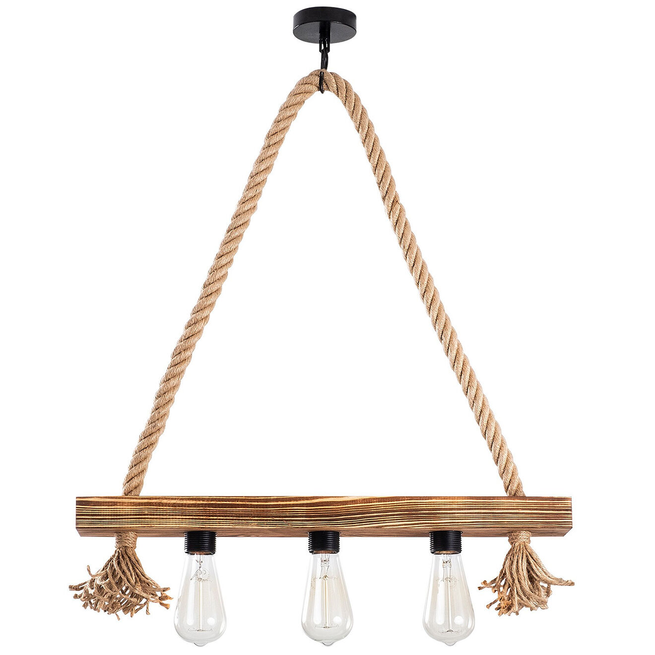 Opviq Lustre Erebos bois - 60x9x60 cm