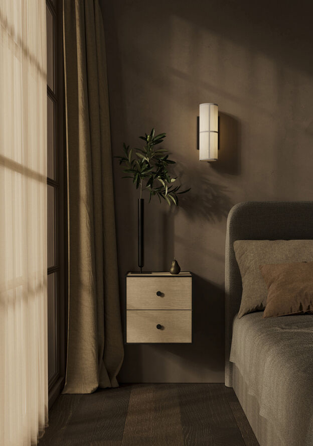 Audo Copenhagen Hashira Wall Lamp Raw