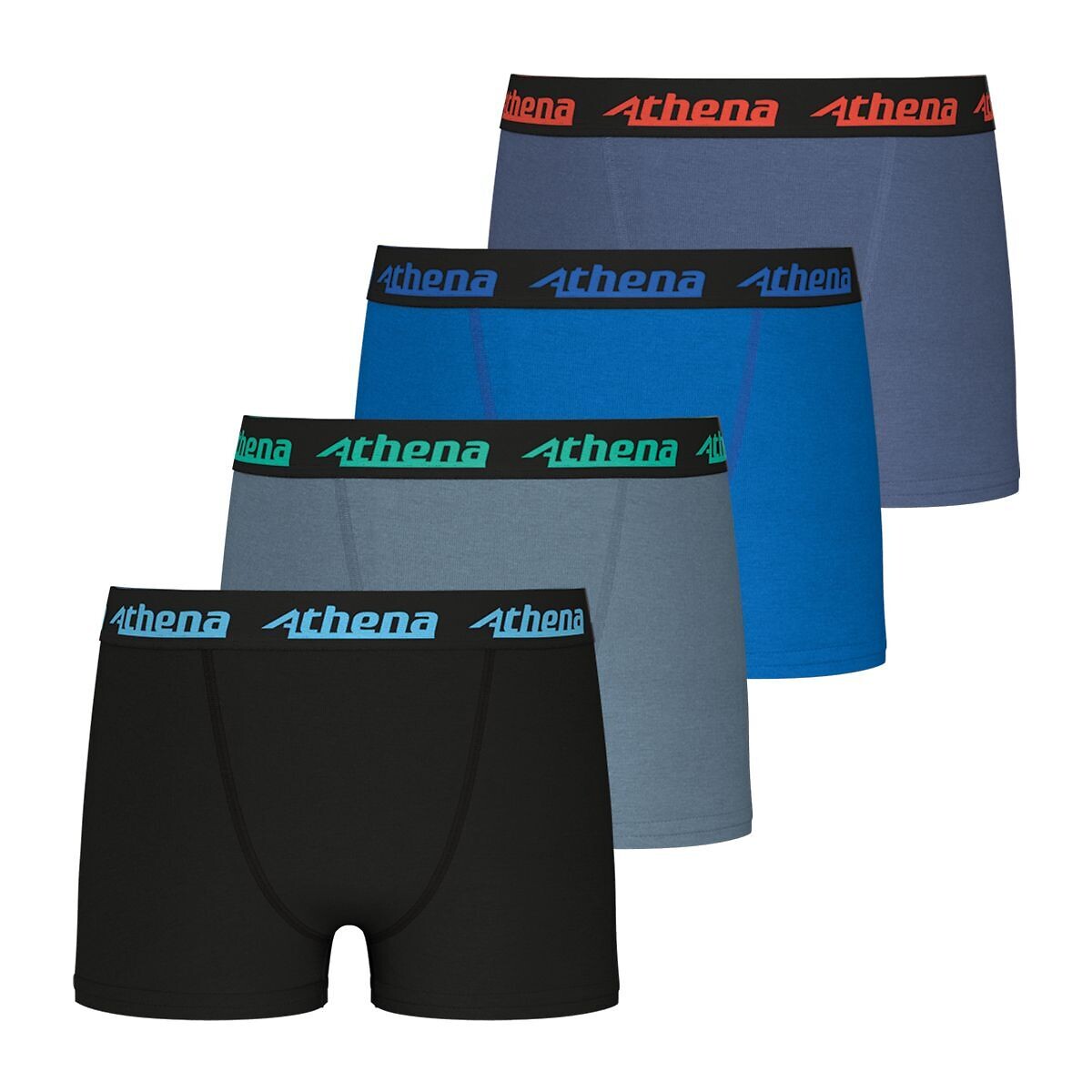 ATHENA<br>Conjunto de 4 cuecas boxer