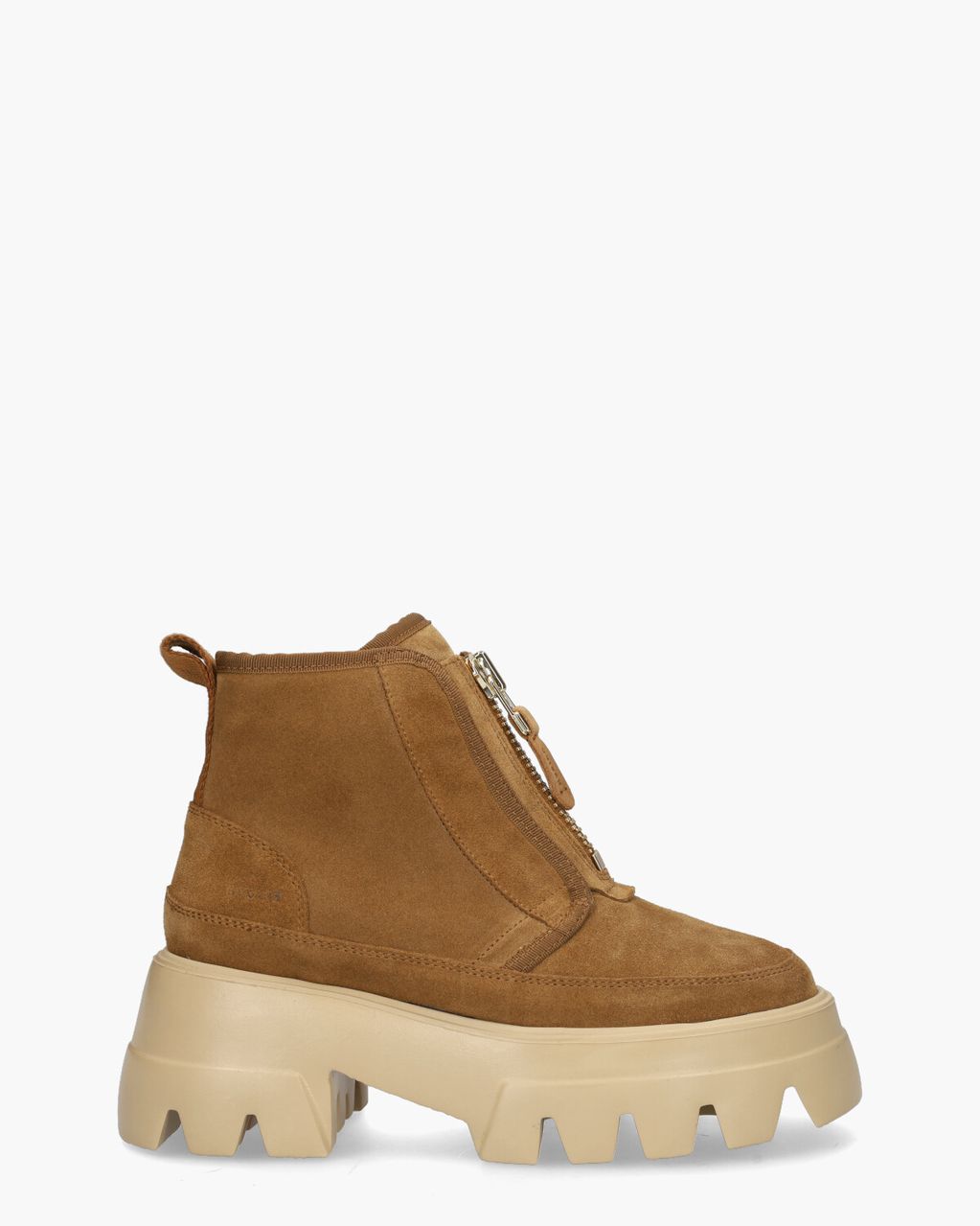 Nubikk Flore Rock Fur Cognac Dames Enkelboots