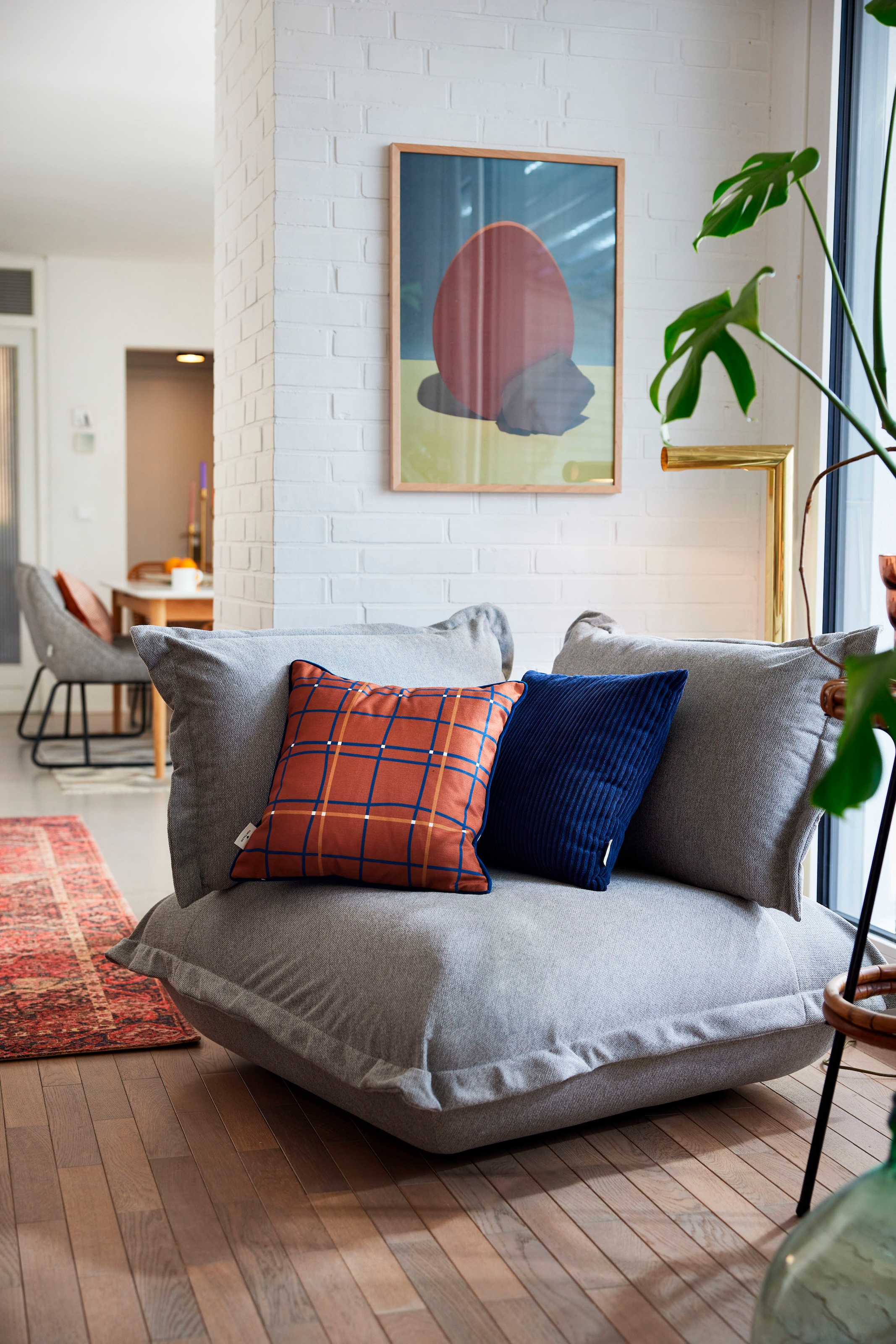 TOM TAILOR HOME Dekokissen »Big Corduroy« mit effektvollem Reissverschluss, Kissenhülle ohne Füllung, 1 Stück