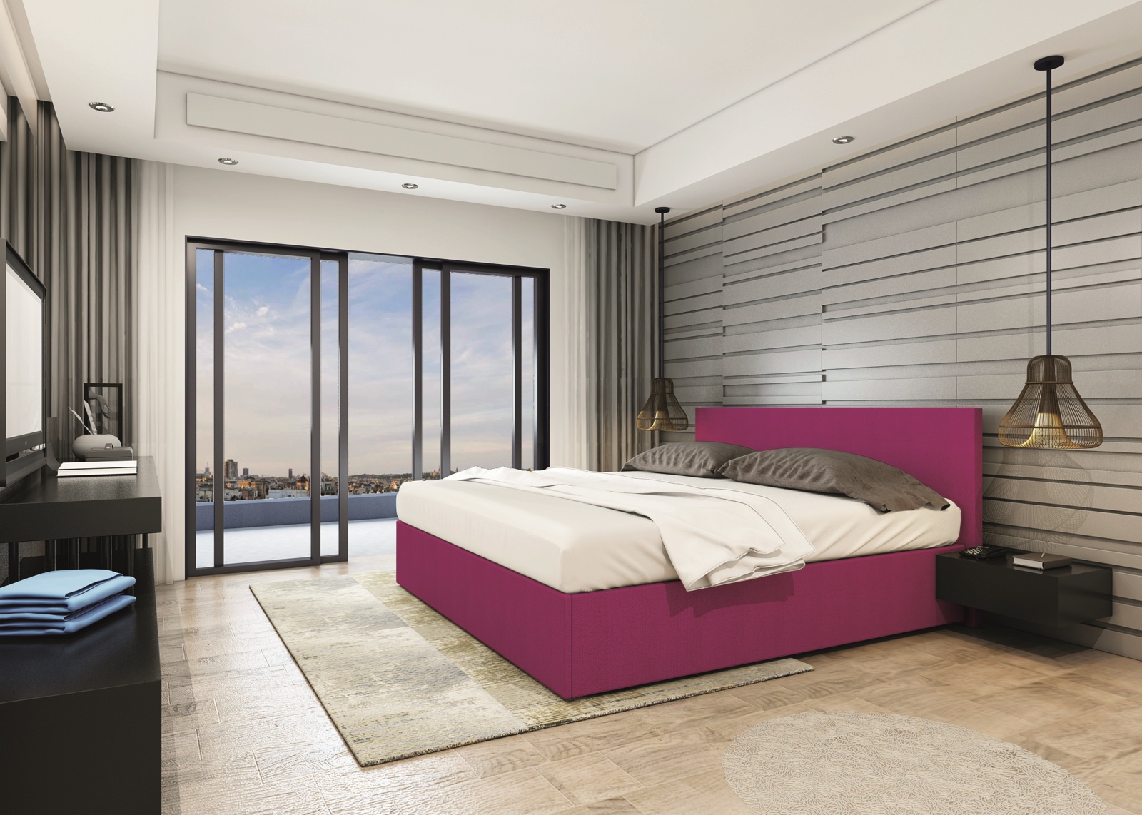 Wasserbett aquadream - pink - volle Beruhigung - 160x200 cm