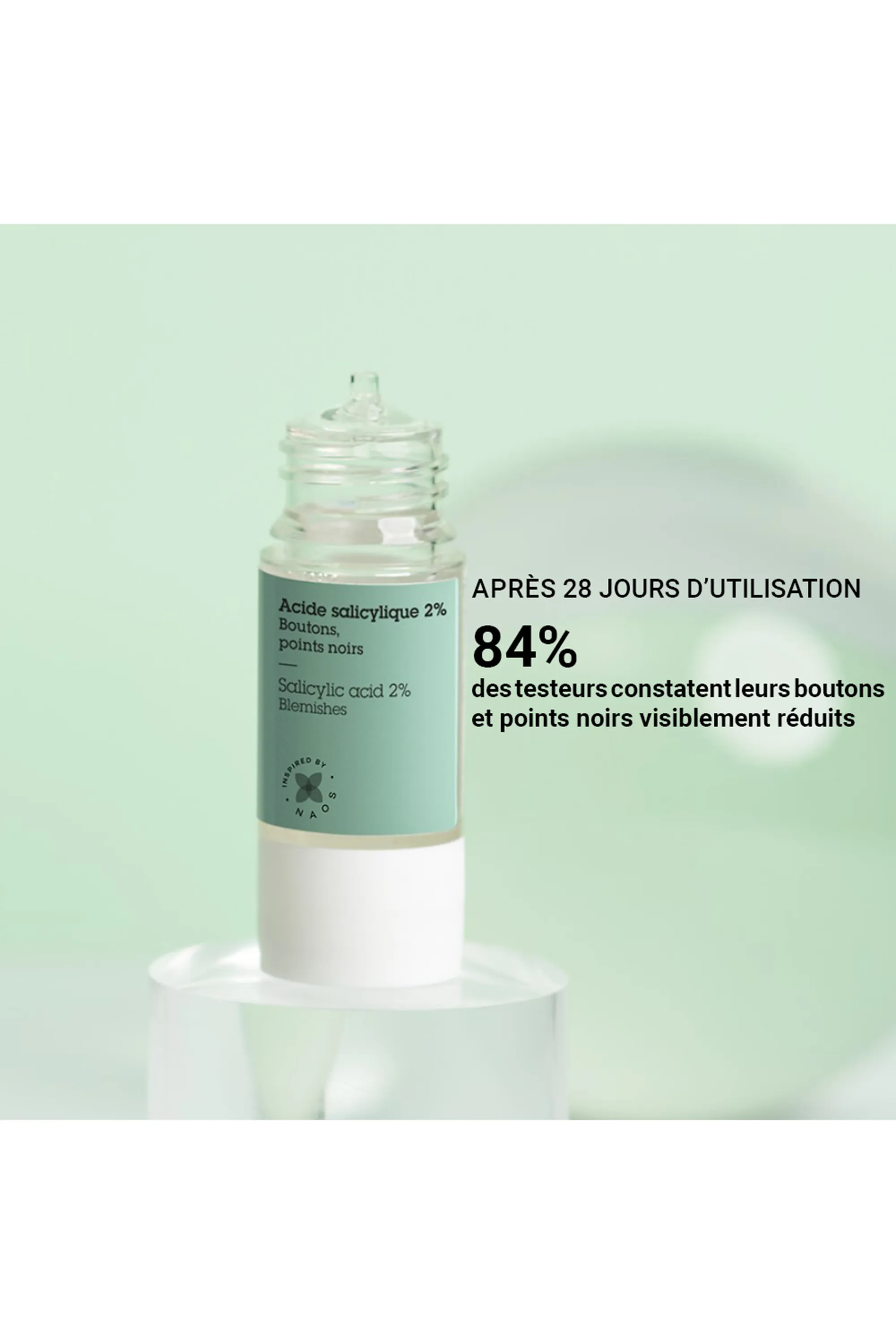 Etat Pur Actif pur Acide salicylique 2% boutons et imperfections-15 ml