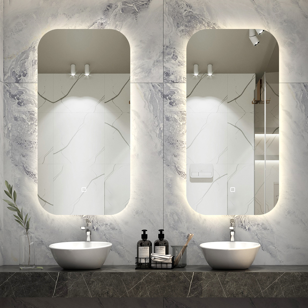 Saniclear Denver spiegel met LED verlichting 50x100cm incl. spiegelverwarming