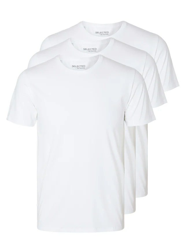 SELECTED HOMME T-Shirt »SLHROLAND SS O-NECK TEE 3-PACK NOOS«