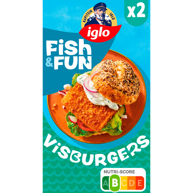 Iglo Fish&fun visburgers