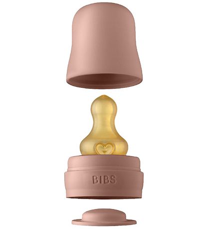 BIBS Flaschensauger Set - 5 Teile - Slow Flow - Naturgummi - Wal