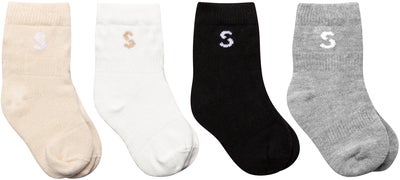 STUCKIES Sokker Baby 4-Pakk, Classic