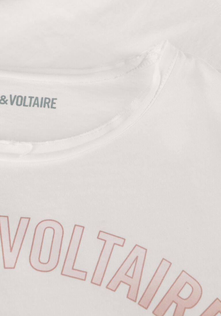 ZADIG & VOLTAIRE witte zadig & voltaire t-shirt x60043