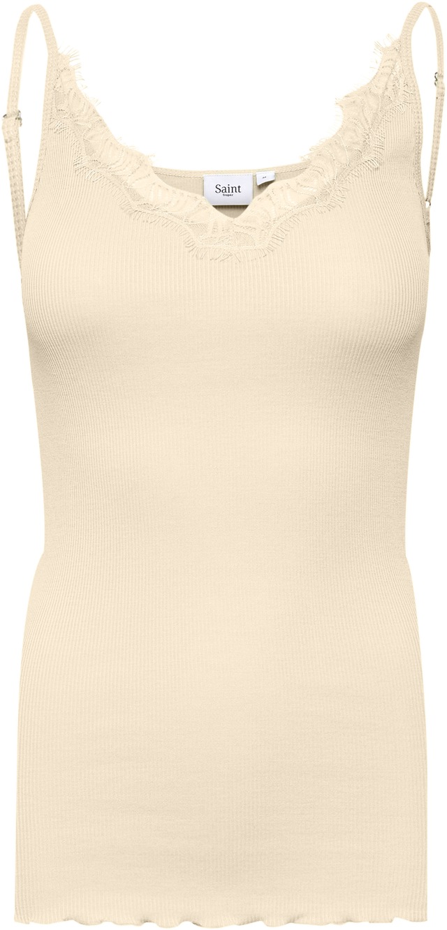 Saint Tropez Spaghettitop »SZ-MAYA STRAP TOP« mit Seidenanteil