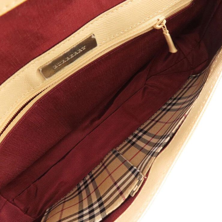 Burberry Vintage Burberry Shoulder Bag Beige