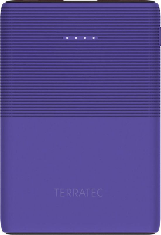 Terratec - P50 Pocket - Powerbank - Paars - 5000 mAh, 5 W, 18.50 Wh