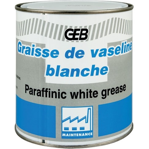 Graisse de vaseline blanche GEB - Pot de 550 g