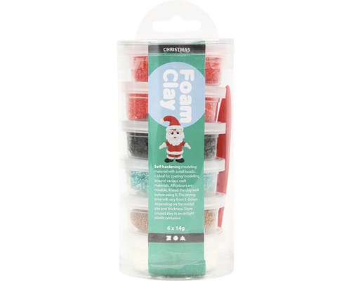 Foam Clay® Kerstassortiment 6x14g