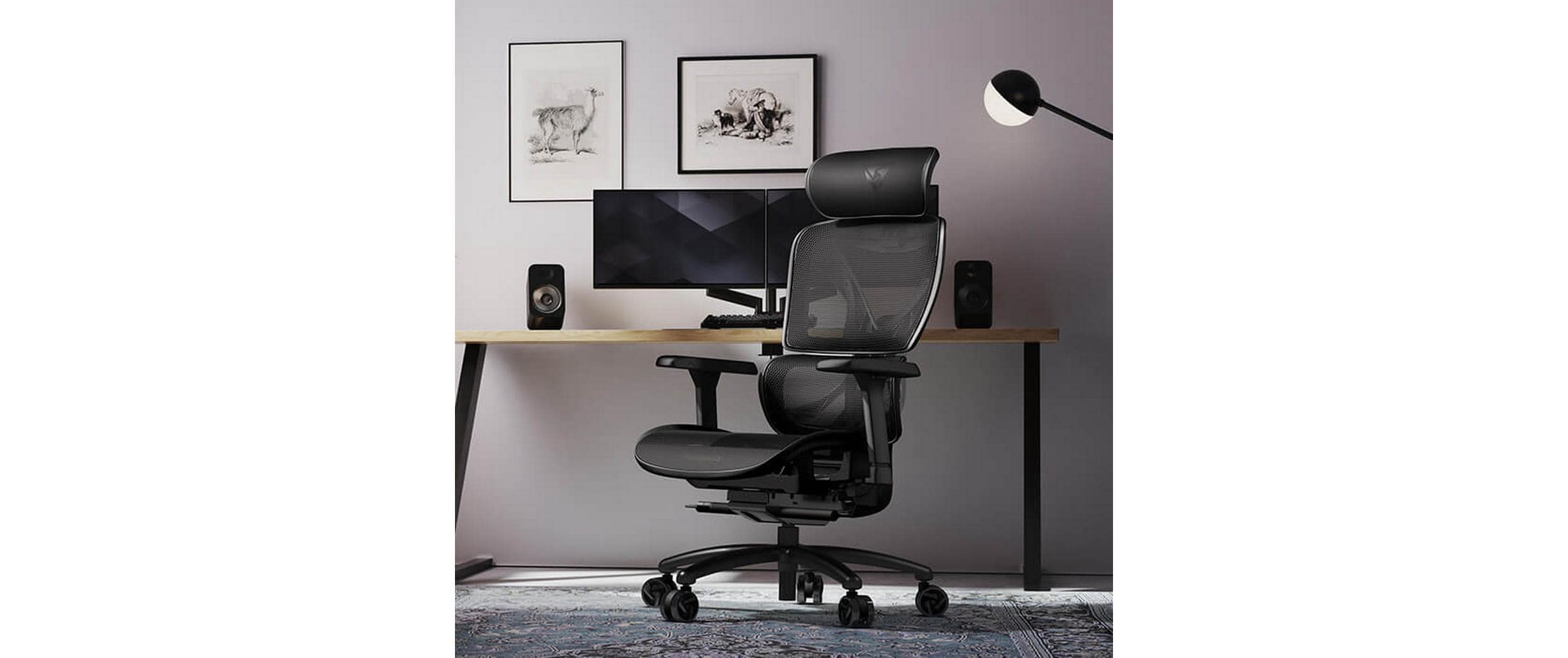 Bürostuhl XTC-Mesh Schwarz<br>Ergonomischer Bürostuhl