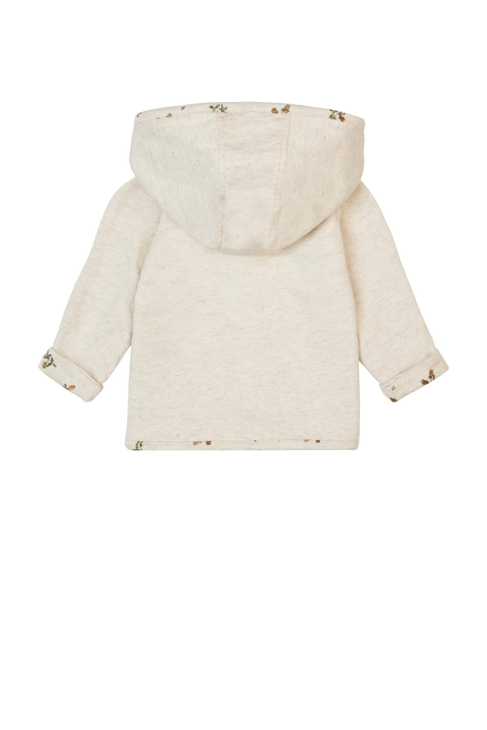 Noppies Niederau reversible vest ecru/groen/bruin