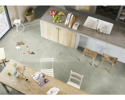 PVC vloer Antiek Soho Marmer Grijs 200 cm breed (per meter verkocht)
