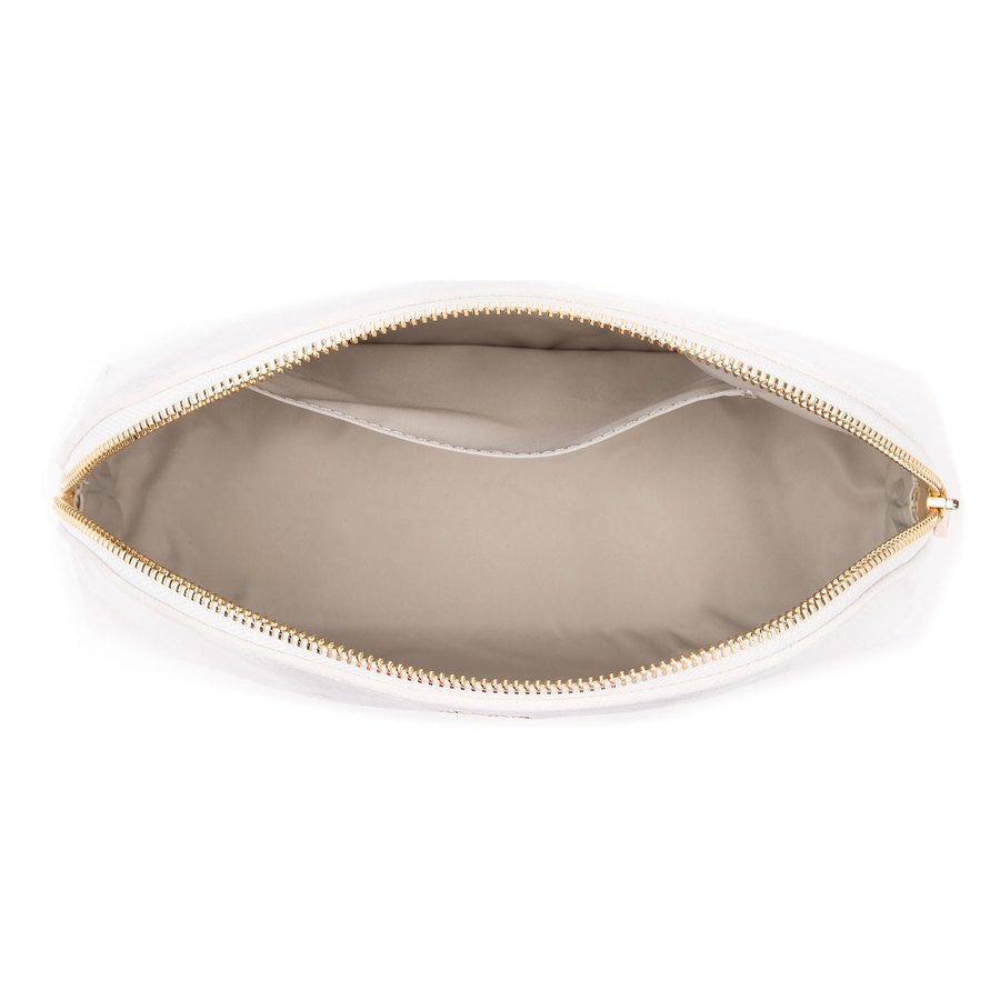 DARK Velvet Make-Up Pouch Off White