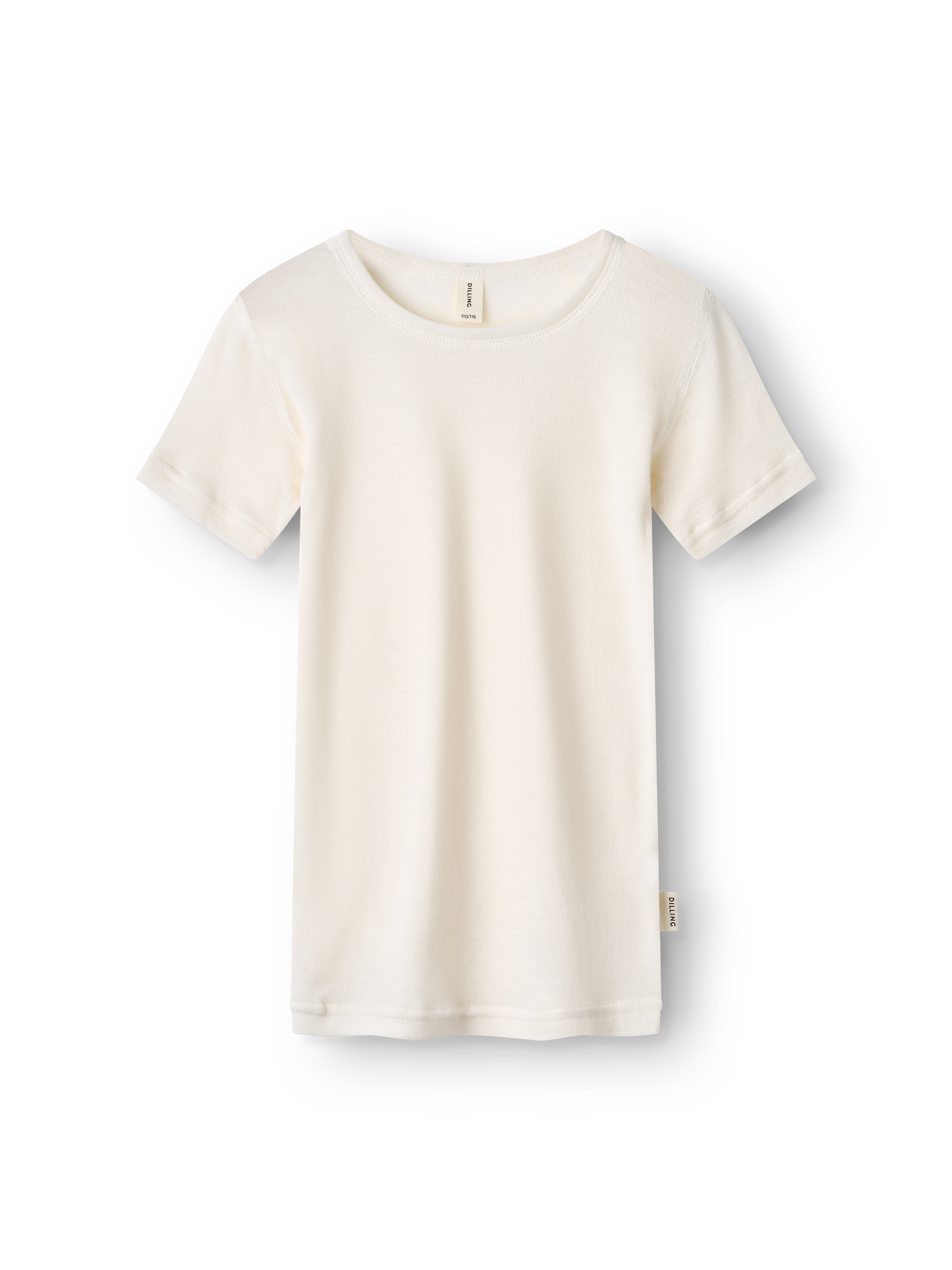 T-shirt van merinowol/zijde voor kinderen