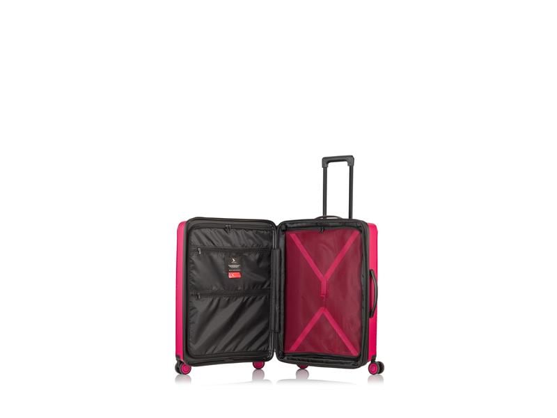 PACK EASY Reisekoffer Jet Cabin M, Pink Trolley