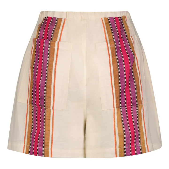 Lemlem Short Safia | Rouge framboise