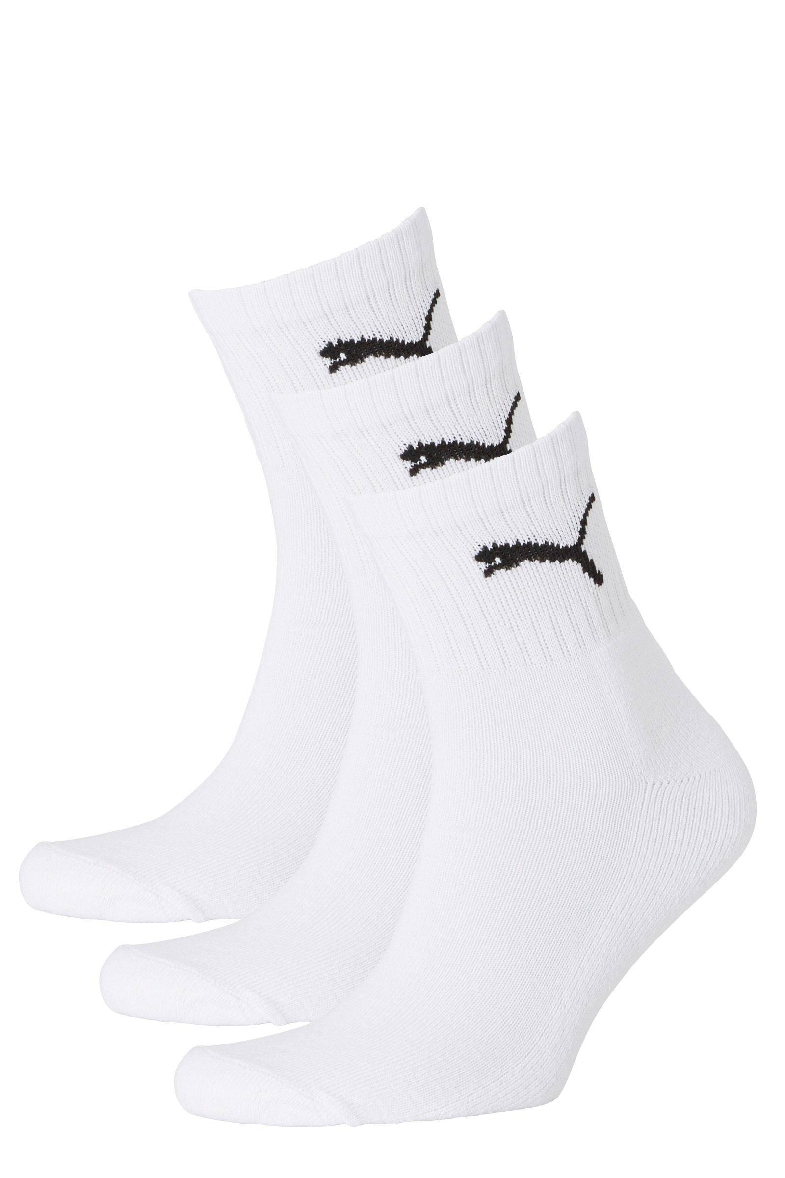 Puma sportsokken - set van 3 wit