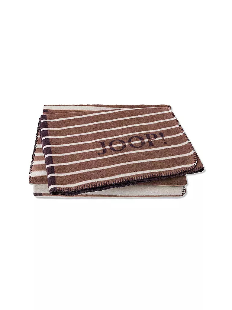 JOOP Wohndecke 150x200cm DIVIDED Karamell camel