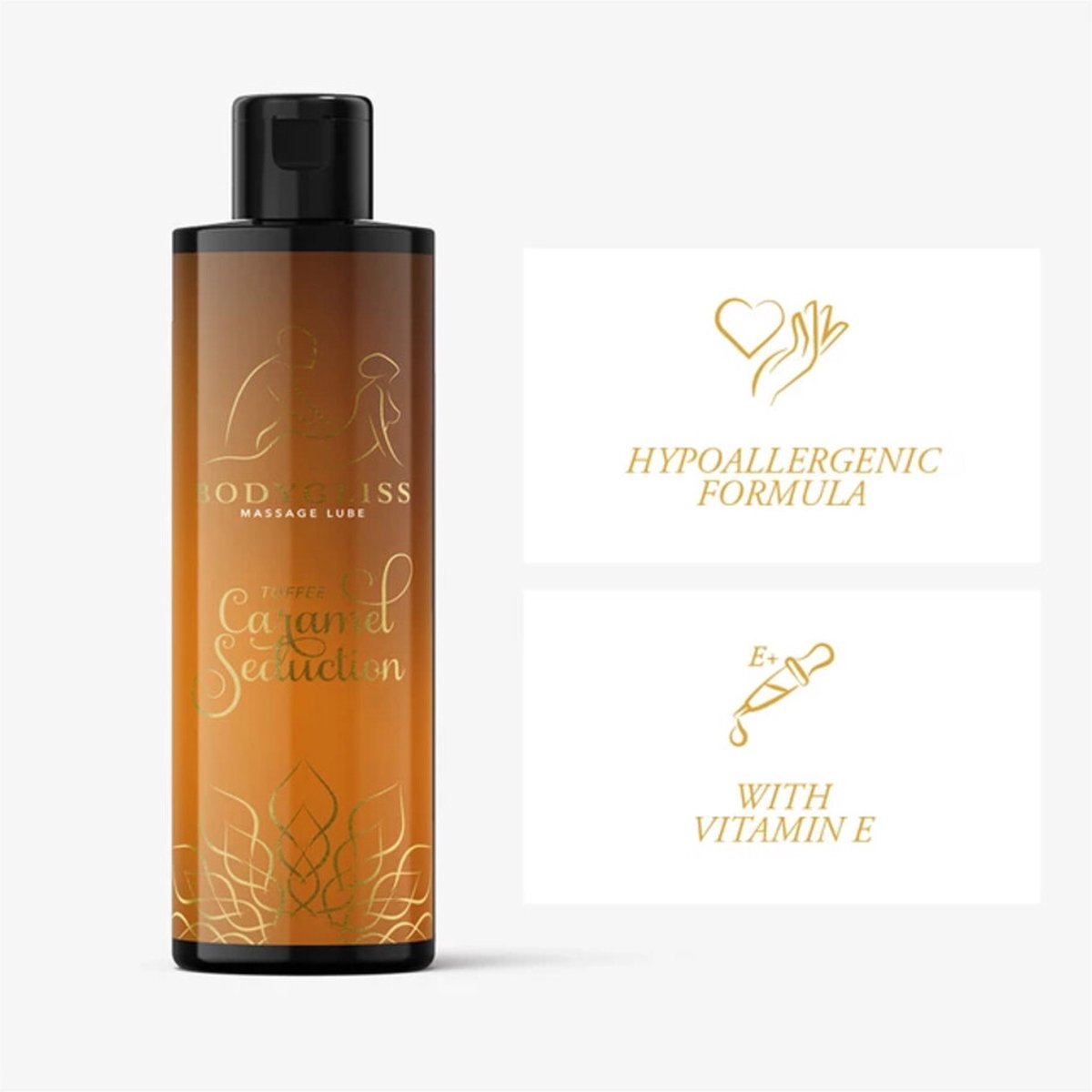 BodyGliss Massage / glijmiddel toffee karamel (150 ml)