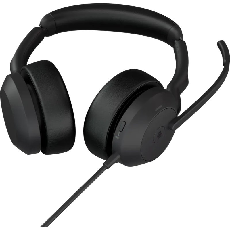 Jabra Evolve2 50 Casque Avec fil Arceau Bureau/Centre d'appels USB Type-C / USB Type-A Bluetooth Noir