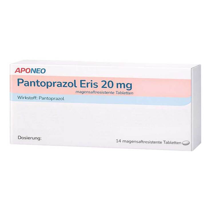 APONEO Pantoprazol Eris 20 mg magensaftresistente Tabletten, 14 St