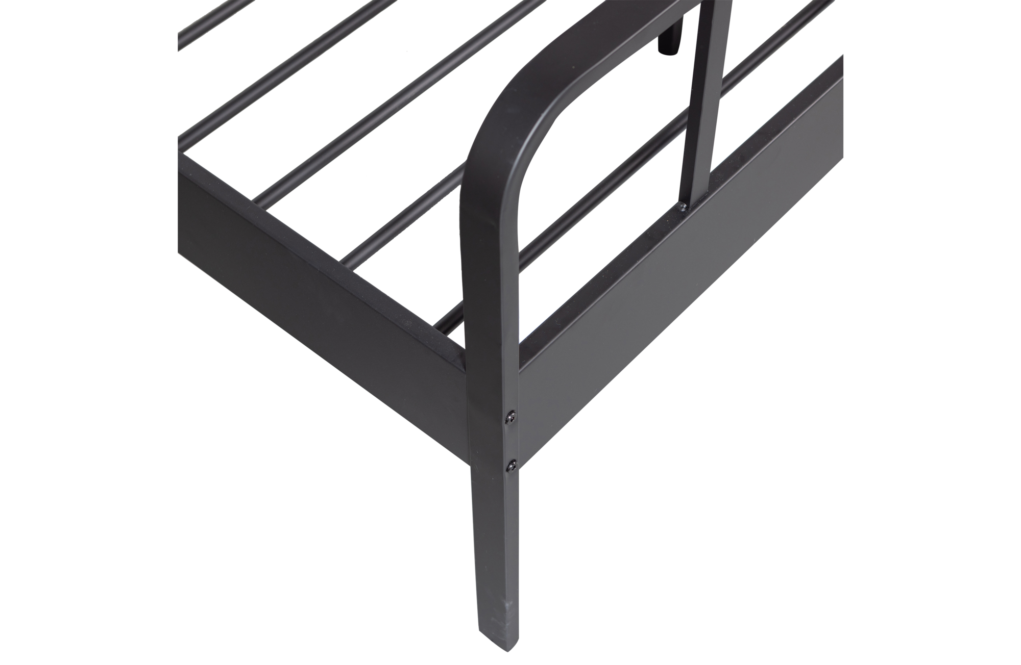 WOOOD tweepersoonsbed Mees - 160x200cm Mees tweepersoonsbed - Zwart