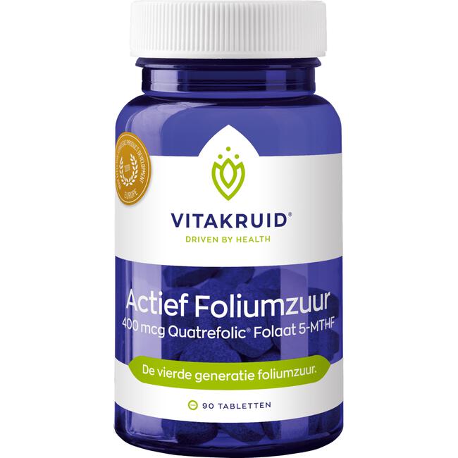 Vitakruid Actief Foliumzuur 400 mcg - 90 tabletten
