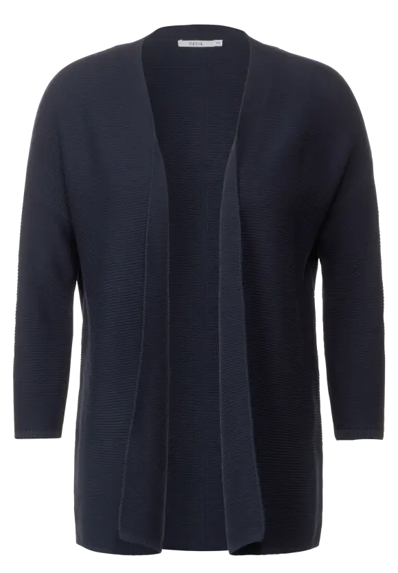 Offener Struktur Cardigan - universal blue