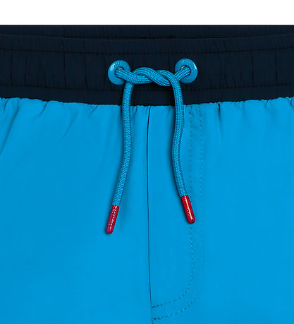 HUGO Bådeshorts - Electric Blue m. Navy